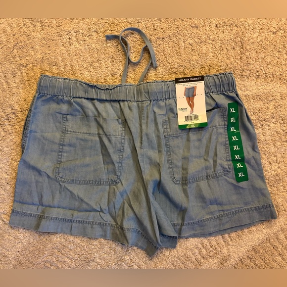 Hilary Radley Pants - Hilary Radley Women's Light Blue High Waist Shorts